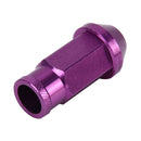 20 PCS D1 Spec P1.5 Racing Wheel Nut, Length: 50mm(Purple)