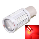 2PCS 1156/BA15S 16.5W 1155LM 630-660nm 33 LED SMD 5630 Red Light Car Brake Light Lamp Bulb for Vehicles , DC12V(Red Light)