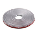 Universal Decorative Scratchproof Stickup 8M Flexible Car Wheel Hub TRIM Mouldings Decoration Strip(Grey)