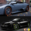 Universal Decorative Scratchproof Stickup 8M Flexible Car Wheel Hub TRIM Mouldings Decoration Strip(Grey)
