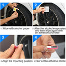 Universal Decorative Scratchproof Stickup 8M Flexible Car Wheel Hub TRIM Mouldings Decoration Strip(White)