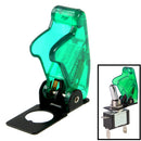 4x DIY Transparent Green Safety Flip Cover for Toggle Switch (4pcs in one packaging, the price is for 4pcs)