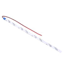 10 PCS 30cm 15 LED Waterproof Flexible Car Strip Light, DC 12V(Green Light)