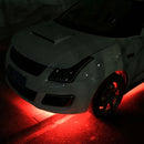 10 PCS 60cm 30 LED Waterproof Flexible Car Strip Light, DC 12V(Orange Light)