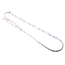 5PCS 90cm 45 LED Waterproof Flexible Car Strip Light, DC 12V(Orange Light)