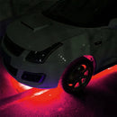 5 PCS 90cm 45 LED Waterproof Flexible Car Strip Light, DC 12V(Red Light)