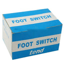 TFS-1 AC 250V 10A Anti-slip Plastic Case Foot Control Pedal Switch, Cable Length: 1m(Black)