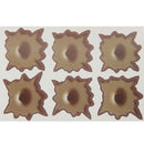 6 PCS Anti-scratch Bullet Hole Decoration Car 3M Sticker, Size: 4cm x 4cm