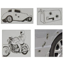 6 PCS Anti-scratch Bullet Hole Decoration Car 3M Sticker, Size: 4cm x 4cm