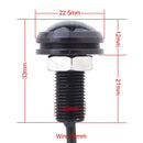 2 PCS MZ 22.5mm 1.5W 150LM Green Light 3 LED SMD 5630 Spotlight Eagle Eye Light Daytime Running Light for Vehicles