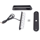18W 1080LM 6-LED Blue Light Wired Car Flashing Warning Signal Lamp, DC 12-24V, Wire Length: 90cm