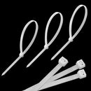 1000 PCS 3 x 100mm Self-Locking Nylon Cable Wire Zip Ties(White)