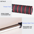Car Cleaning Tools Car Washing Dewaxing Shan Cotton Brush Mop with Retractable Stainless Steel Tube(Grey)
