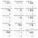 W02 5.5 inch Car OBDII HUD Fuel Consumption Warning System Vehicle-mounted Head Up Display Projector with LED