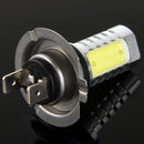 H7 6W White Light LED Car Fog Light for Vehicles, DC 12V (H7-6D-6W)