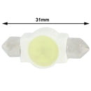 31mm 1W White Ceramic LED Car Signal Light Bulb, DC 12V (Pair)