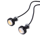 2 PCS 3W Waterproof Eagle Eye light LED Light for Vehicles, Cable Length: 60cm(Pink Light)