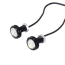 2 PCS 3W Waterproof Eagle Eye light LED Light for Vehicles, Cable Length: 60cm(Ice Blue Light)