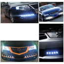 2 PCS 3W Waterproof Eagle Eye light LED Light for Vehicles, Cable Length: 60cm(Ice Blue Light)