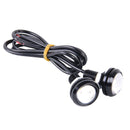 2 PCS 2x 3W Waterproof Eagle Eye light White LED Light for Vehicles, Cable Length: 60cm(Blue Light)