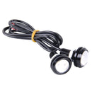 2 PCS 2x 3W 120LM Waterproof Eagle Eye light White LED Light for Vehicles, Cable Length: 60cm(Red)