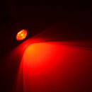 2 PCS 2x 3W 120LM Waterproof Eagle Eye light White LED Light for Vehicles, Cable Length: 60cm(Red)
