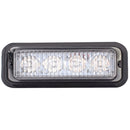 12W 720LM 440-480nm 4-LED Blue Light Wired Car Flashing Warning Signal Lamp, DC12-24V, Wire Length: 95cm