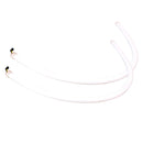 2 PCS 6W 360LM 6500K 597-577nm White + Yellow Wired LED Tube Daytime Running Light DRL Steering Lamp, DC12V, Lamp Length:60cm