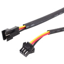 2 PCS 6W 360LM 6500K 597-577nm White + Yellow Wired LED Tube Daytime Running Light DRL Steering Lamp, DC12V, Lamp Length:60cm