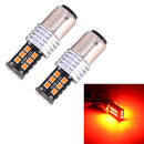 2 PCS 1157/BAY15D 3W LED 300LM SMD 2835 Car Rear Brake Light for Vehicles, DC 12V(Red Light)