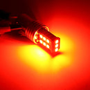 2 PCS 1157/BAY15D 3W LED 300LM SMD 2835 Car Rear Brake Light for Vehicles, DC 12V(Red Light)