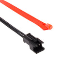 EL Cold Red Light Waterproof Flat Flexible Car Strip Light with Driver for Car Decoration, Length: 5m(Red)
