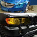 Protective Decoration Bright Surface Car Light Membrane /Lamp Sticker, Size: 195cm x 30cm(Black)