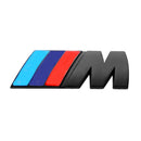 M Style Metal Chrome Badge Sticker