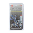 Diamond Gecko Style Chrome Badges(Silver)