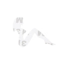 Beautiful Girl Diamond Metal Chrome Badges(Silver)