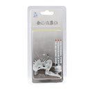 Beautiful Girl Diamond Metal Chrome Badges(Silver)
