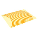 15 inch Wheel Hub Reflective Sticker for Luxury Car(Yellow)
