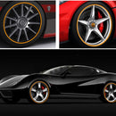 15 inch Wheel Hub Reflective Sticker for Luxury Car(Yellow)