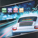 5 Colors Music Active EL Car Sticker Equalizer with Car Charger, Size: 90cm x 10cm