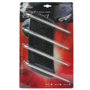 High Quality Car Decorative Stickers (2 pcs in one packaging, the price is for 2 pcs)(Black)