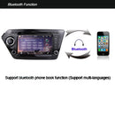 Rungrace 8.0 inch Windows CE 6.0 TFT Screen In-Dash Car DVD Player for KIA K2 with Bluetooth / GPS / RDS / ISDB-T