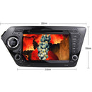 Rungrace 8.0 inch Windows CE 6.0 TFT Screen In-Dash Car DVD Player for KIA K2 with Bluetooth / GPS / RDS / ISDB-T