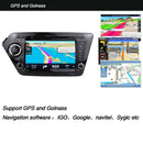 Rungrace 8.0 inch Windows CE 6.0 TFT Screen In-Dash Car DVD Player for KIA K2 with Bluetooth / GPS / RDS / ISDB-T