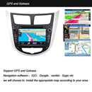 Rungrace 7.0 inch Windows CE 6.0 TFT Screen In-Dash Car DVD Player for Hyundai Verna with Bluetooth / GPS / RDS / ISDB-T