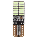 2 PCS T10 4.8W 720LM Ice Blue Light 24 SMD 4014 LED Error-Free Canbus Car Clearance Lights Lamp, DC 12V