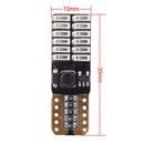 2 PCS T10 4.8W 720LM Blue Light 24 SMD 4014 LED Error-Free Canbus Car Clearance Lights Lamp, DC 12V