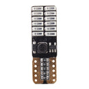 2 PCS T10 4.8W 720LM Yellow Light 24 SMD 4014 LED Error-Free Canbus Car Clearance Lights Lamp, DC 12V