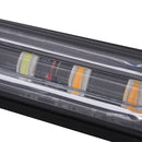 12W 720LM 4-LED White + Yellow Light 18 Flash Patterns Car Strobe Emergency Warning Light Lamp, DC 12V