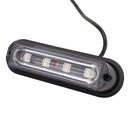12W 720LM 4-LED Red + Blue Light 18 Flash Patterns Car Strobe Emergency Warning Light Lamp, DC 12V